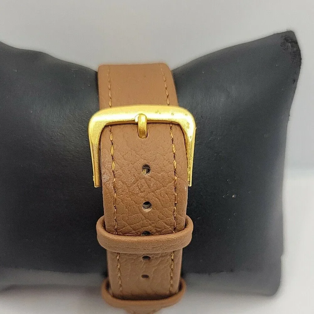 MICHAEL KORS MK2394 Women's Brown Leather Analog Dial Quartz Wrist Watch AM519